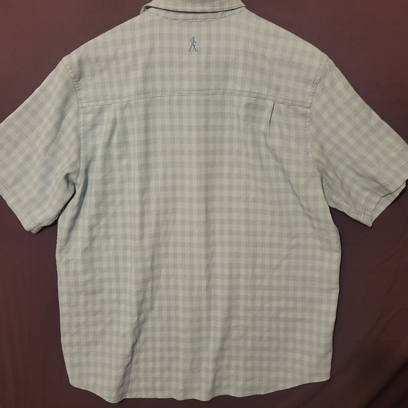 Royal Robbins Men's Light Blue Checkered Shirt - Picture 3 of 4